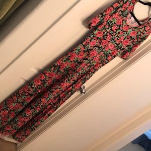 LuLaRoe Floral Ana Dress (L)